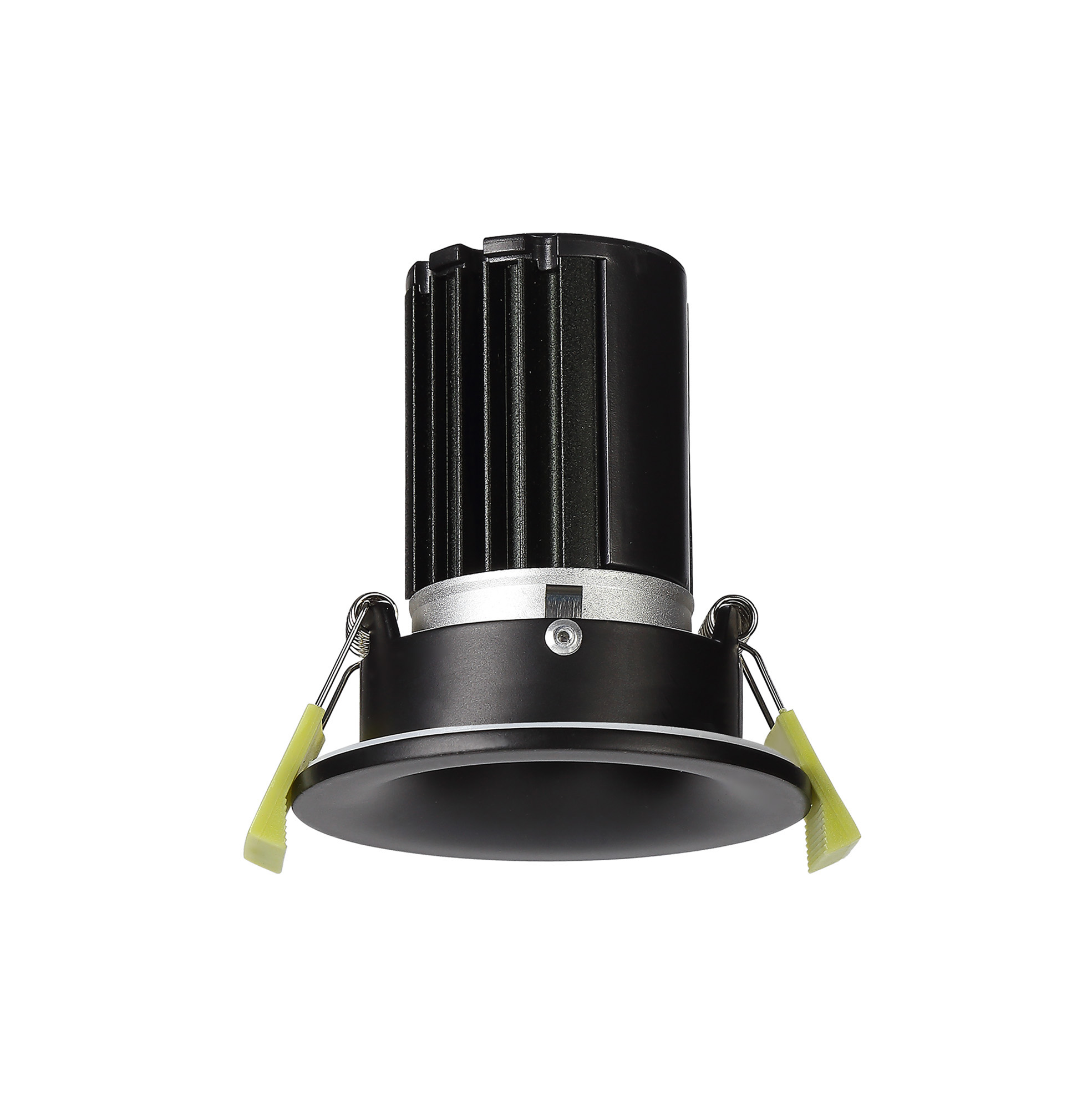 DM200763  Bruve 10 Tridonic powered 10W 2700K 750lm 12° CRI>90 LED Engine Matt Black Fixed Round Recessed Downlight, Inner Glass cover, IP65